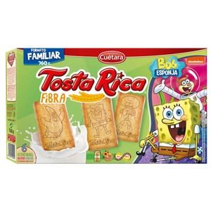 Imagen de TOSTA RICA Galletas de fibra 760 g.