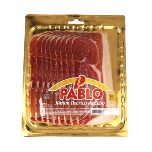Imagen de DEHESA DE BARROS Jamón ibérico de cebo (50% raza ibéerica) cortado en lonchas DEHESA DE BARROS 150 g.
