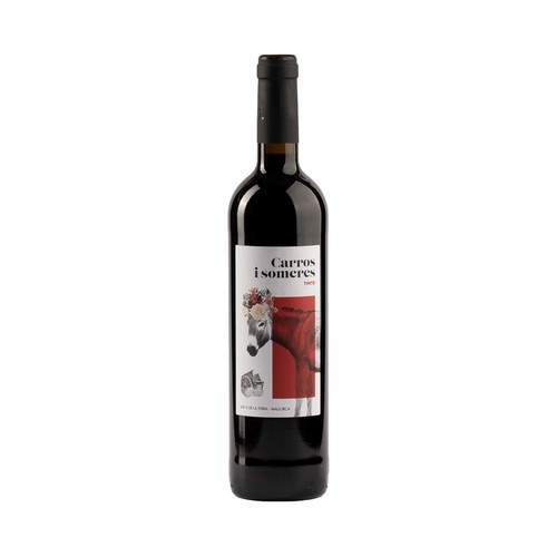 CARROS I SOMERES  Vino tinto con IGP Vino de la Tierra de Mallorca 75 cl.