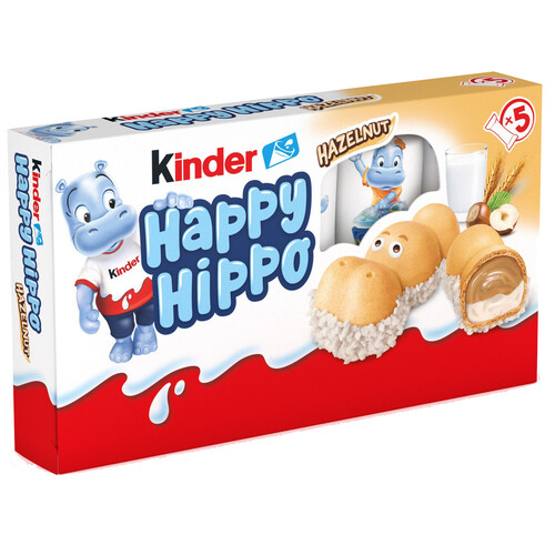 KINDER Happy Hippo 5 uds. 103 g.