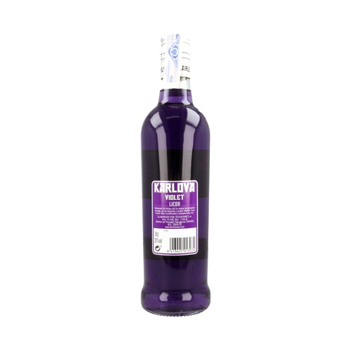 KARLOVA Violet Bebida espirituosa de vodka con sabor a moras botella de 70 cl.