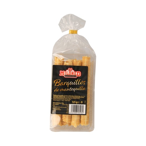 Barquillos de mantequilla MILDRED 125 g.
