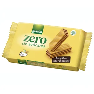 GULLÓN Zero Barquillos de choco sin azúcares 180 g.