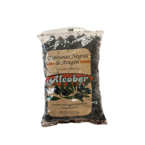 Imagen de FERNANDO ALCOBER Aceitunas negras naturales con hueso FERNANDO ALCOBER 1 kg.