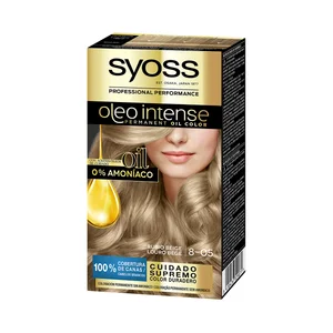 SYOSS Oleo intense Tinte de pelo permanente tono 8-05 rubio beige.