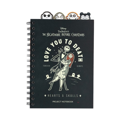 Cuaderno Project notebook Disney Pesadilla antes de Navidad. GRUPO ERIK