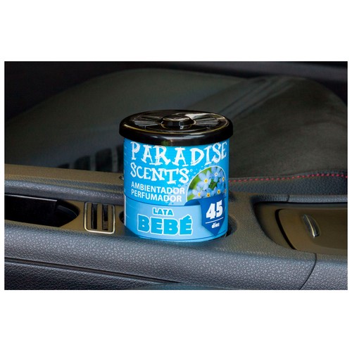 Ambientador coche en gel con aroma bebé, PARADISE SCENTS.