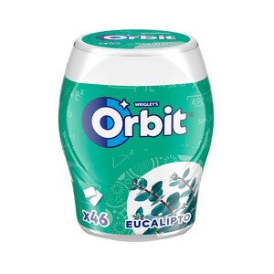 Imagen de ORBIT Chicles sabor a eucalipto, 46 uds, 64 g.