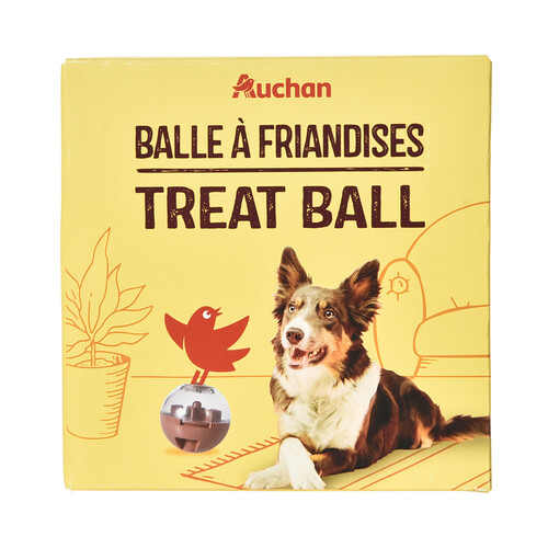 PRODUCTO ALCAMPO Bola para perros, dispensadora de alimentos.