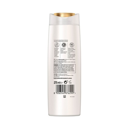 PANTENE Champú para cabellos debilitados PANTENE Repara & protege 275 ml.