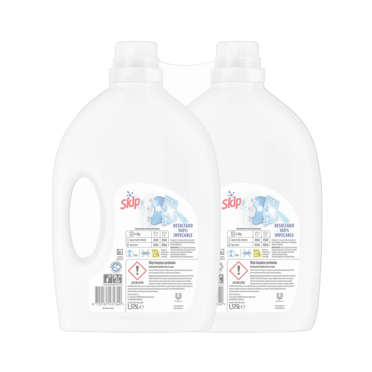 Detergente líquido limpieza profunda 35 + 35 ( 2 x 1 )