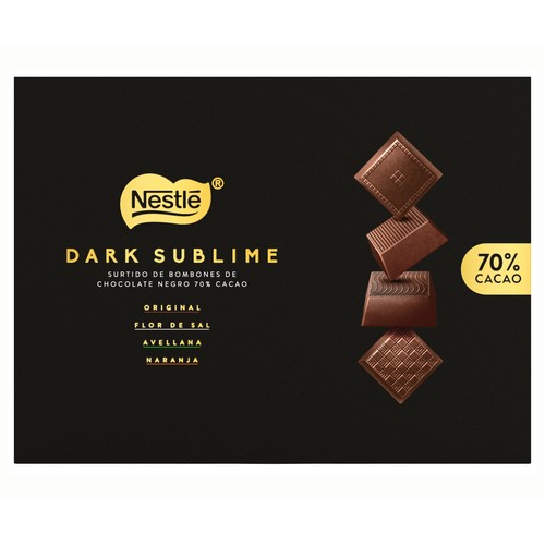 NESTLÉ Bombones dark sublime 145 g.