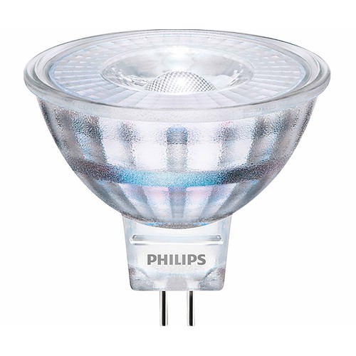 Bombilla led GU5.3, 5W=35W, luz cálida 2700K, 345lm, PHILIPS.