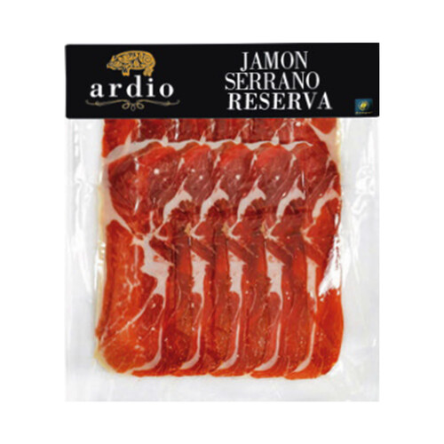Jamón curado reserva, cortado en lonchas ARDIO 100 g.