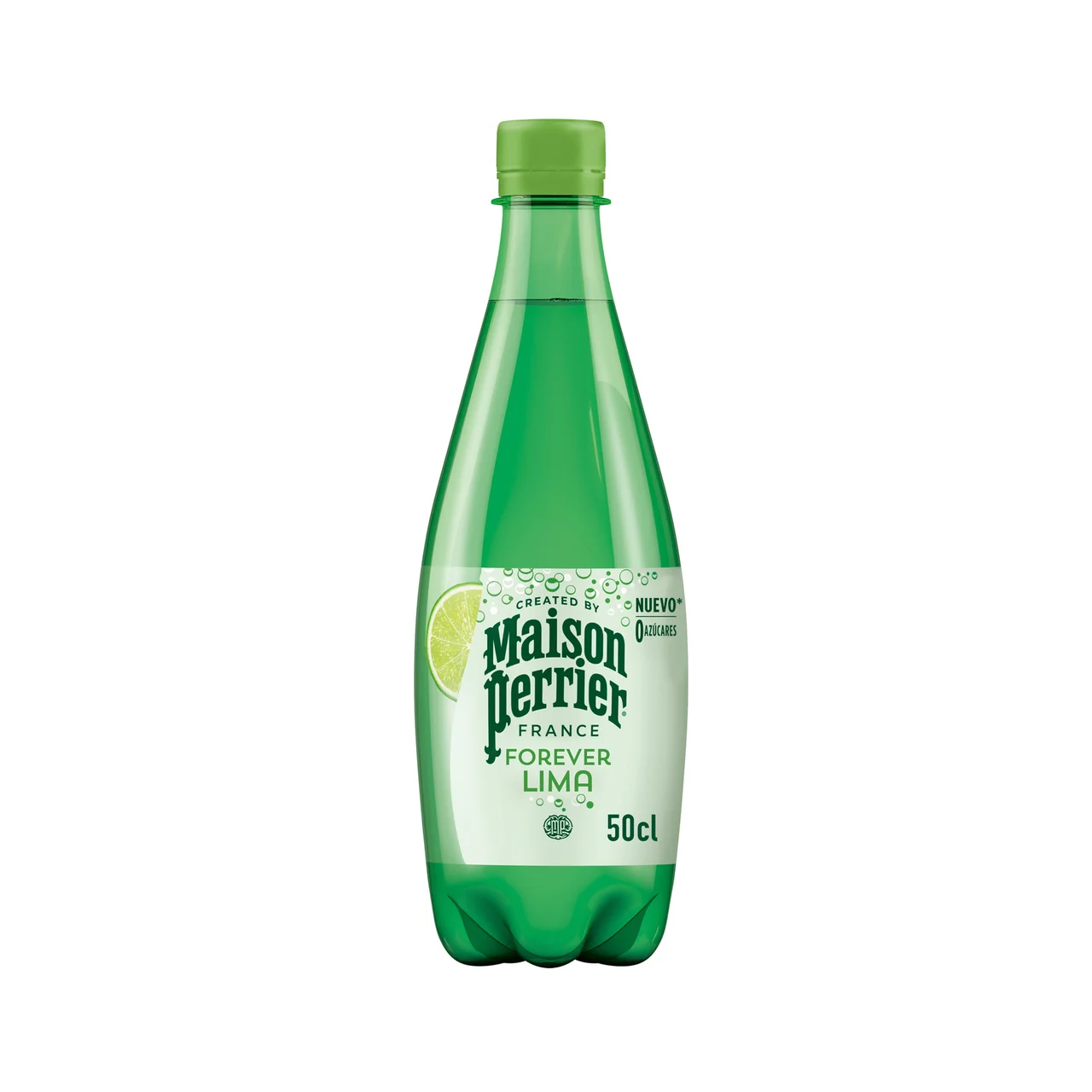 Forever Agua con gas sabor a lima botella 50 cl.