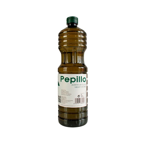 PEPILLO Botella de aceite de oliva virgen extra PET 1L