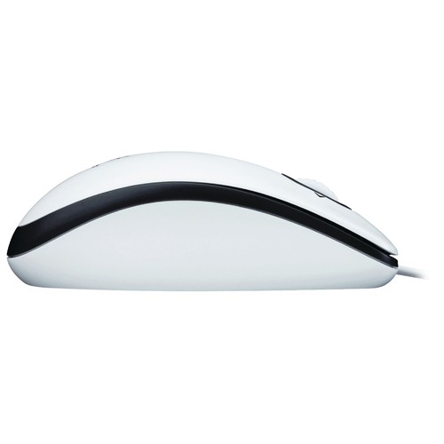 Ratón óptico con cable LOGITECH M100, blanco, 3 botones, 1000dpi, conexión Usb.