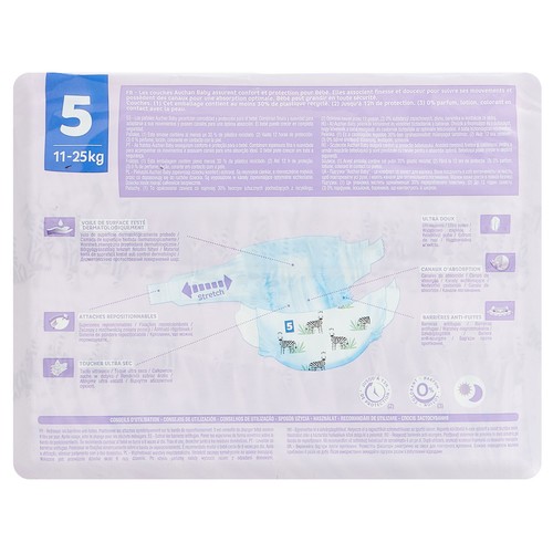 PRODUCTO ALCAMPO Baby Pañales talla 5 (11-25 kg) 38 uds.