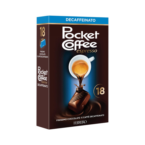 FERRERO Pocket Coffee Bombones de café descafeinado 225 g.