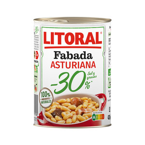 Imagen de LITORAL Fabada Asturiana -30% sal y grasas 420 g.