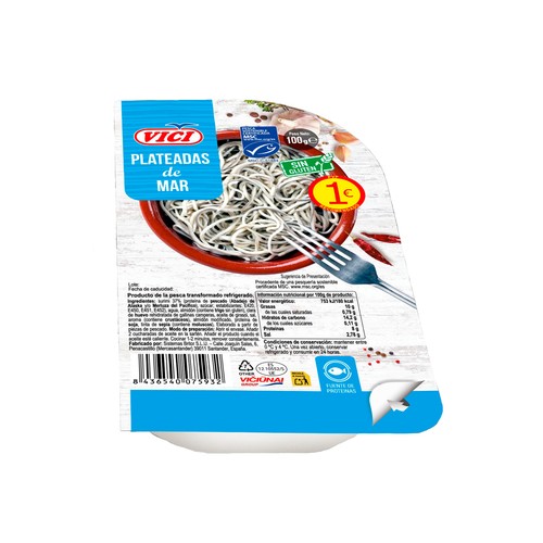 VICI Plateadas de mar 100 g.