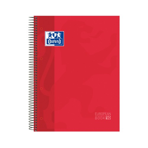 Cuaderno A4+ cuadrícula 5x5 Tapa Extradura Europeanbook 10 150 Hojas SCRIBZEE, OXFORD.