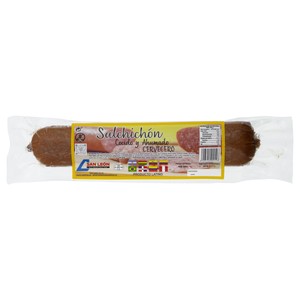 Salchichón ahumado, ideal para tomarlo como aperitivo 440 g.