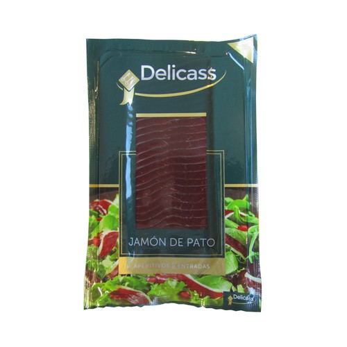 DELICASS Jamón de pato curado en lonchas 50 g.