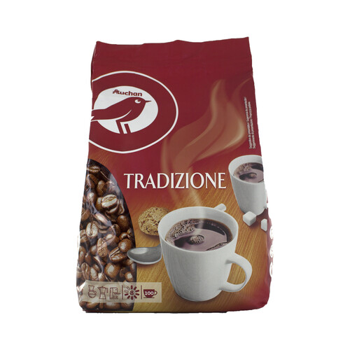 PRODUCTO ALCAMPO Café en grano natural Tradición 500 g.