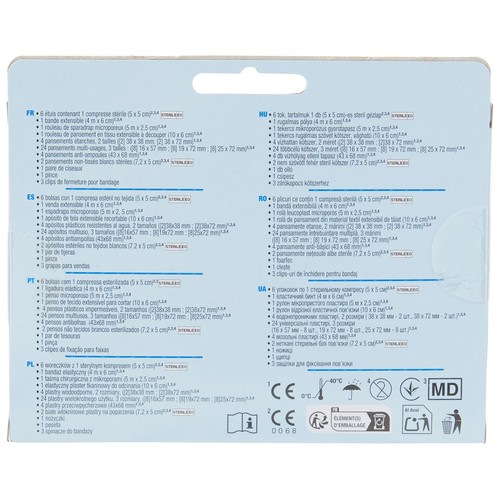PRODUCTO ALCAMPO Kit de primeros auxilios compuesto por 48 elementos.