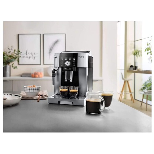 Cafetera espresso superautomática DELONGHI Magnifica S Smart ECAM 250.23.SB, presión 15bar, molinillo, café en grano o molido, sistema Cappuccino, 1450W.