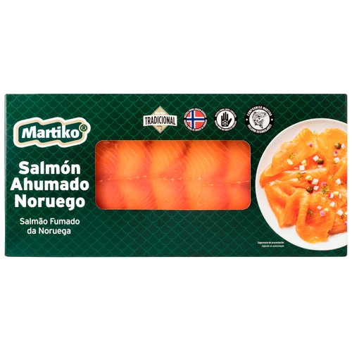 MARTIKO Salmón ahumado Noruego MARTIKO 2 X 250 g.