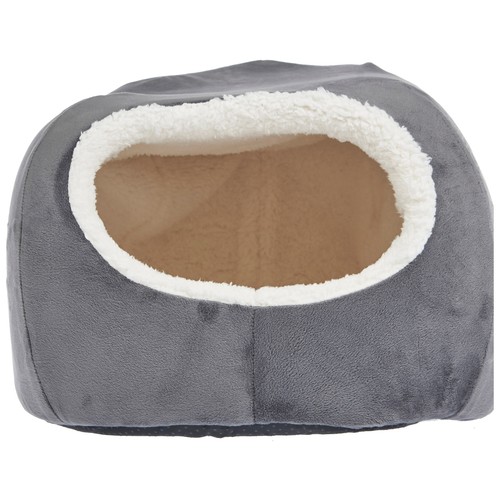 PRODUCTO ALCAMPO Cueva de 50 cm para gato, con forma de huevo.