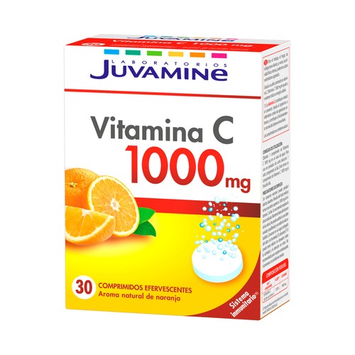 JUVAMINE Pastillas efervescentes de vitamina C 30 uds