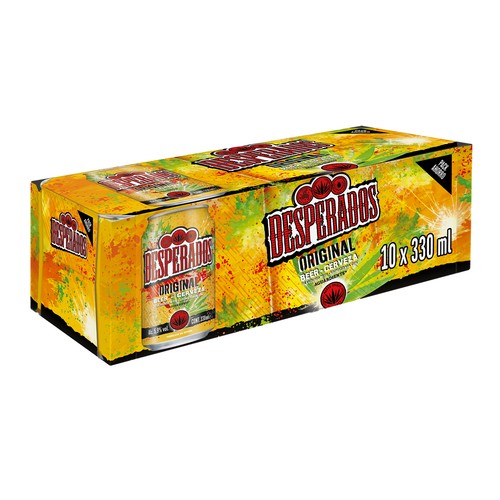 DESPERADOS Cerveza Original Lata Caja 10x33cl