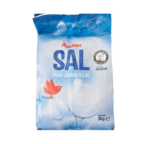 Sal para lavavajillas PRODUCTO ALCAMPO 3 kg.