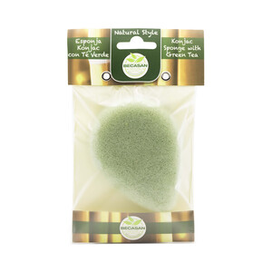 BECASAN NATURE Esponja Konjac con té verde BECASAN NATURE Natural style.