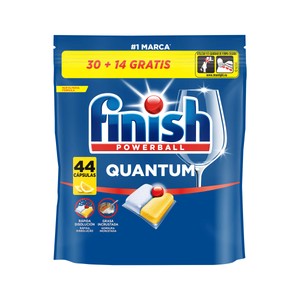 Lavavajillas máquina quantum limón 30+ 14 cápsulas.