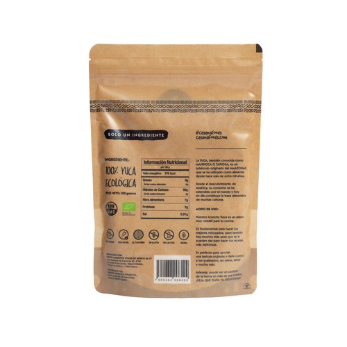CASANA Crunchy yuca ecológica (rebozado crujiente) CASANA 300 g.