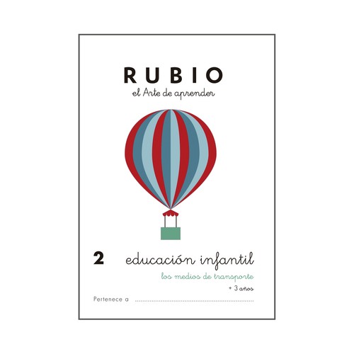 Educación Infantil 2, Los medios de transporte, 3-5 años. Género: actividades. Editorial Rubio.