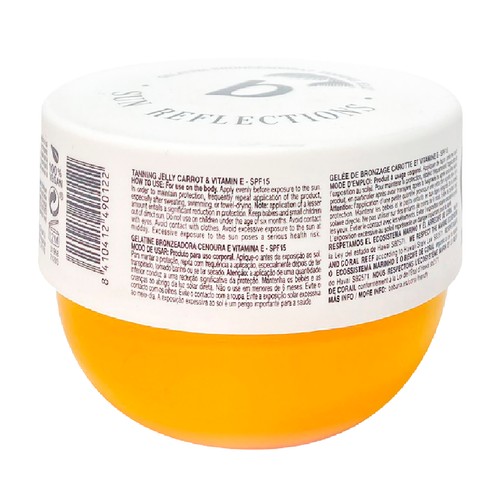 BABARIA Sun reflections Protector solar textura gelatina con FPS 15 (medio) 300 ml.