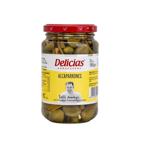 DELICIAS Alcaparrones finos 180 g.