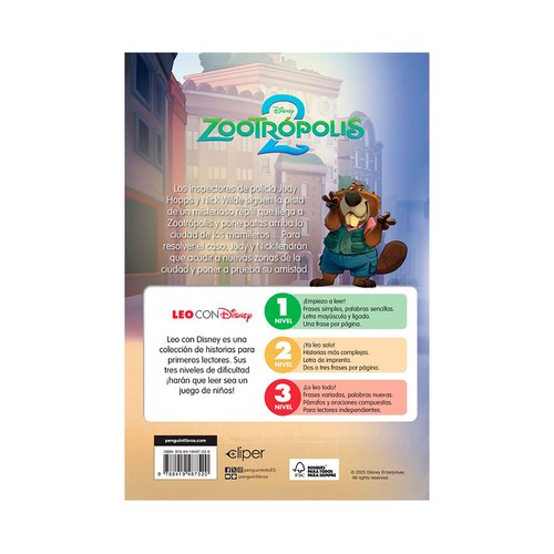 Zootropolis 2. Leo con Disney nivel 3 (DISNEY. LECTOESCRITURA). Disney. CLIPER PLUS
