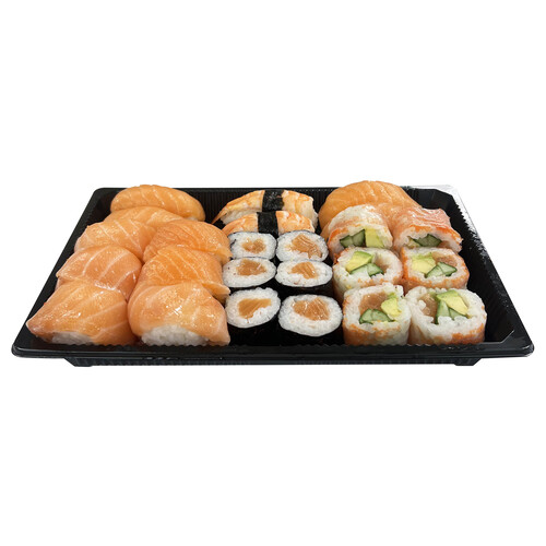 SUSHI GOURMET Bandeja con Californias, Makis y Sushi variados SUSHI GOURMET 24 uds.