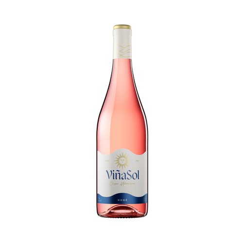 VIÑASOL Vino rosado con D.O. Catalunya botella 75 cl.