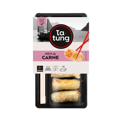TA-TUNG Rollitos Nem de carne, listos para calentar y comer TA-TUNG 160 g.