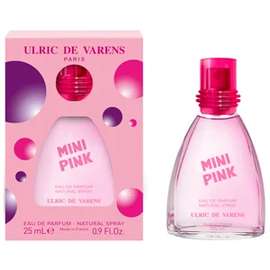 ULRIC DE VARENS Mini pink Eau de parfum para mujer con vaporizador en spray 25 ml.