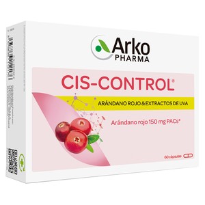 Cis-control Complemento alimenticio a base de arándano rojo y extracto de uva 60 uds.