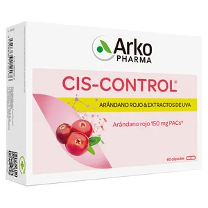 ARKOPHARMA Cis-control Complemento alimenticio a base de arándano rojo y extracto de uva 60 uds.