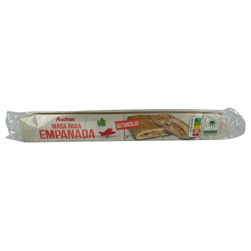 AUCHAN Masa rectagular para empanada 280 g. Producto Alcampo